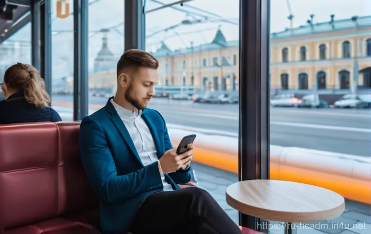 보건의료행정사와 건강보험의 관계 - **Prompt:** A modern, brightly lit reception area in a well-maintained Russian clinic. A female medi...